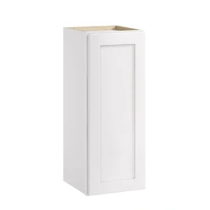 Whalen CLICK-IT Enfield 12-in W x 30-in H x 12-in D Classic White Birch Wall Ready To Assemble Plywood Cabinet (Raised Panel Shaker Door Style)