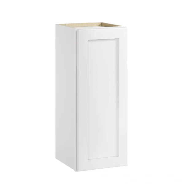 Whalen CLICK-IT Enfield 12-in W x 30-in H x 12-in D Classic White Birch Wall Ready To Assemble Plywood Cabinet (Raised Panel Shaker Door Style)