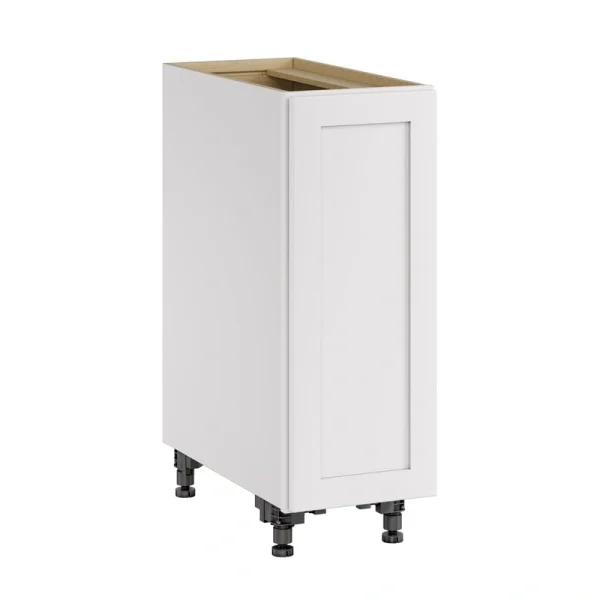 Whalen CLICK-IT Enfield 12-in W x 34.5-in H x 24-in D Classic White Birch Base Ready To Assemble Plywood Cabinet (Raised Panel Shaker Door Style)