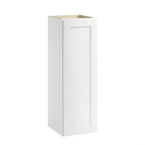 Whalen CLICK-IT Enfield 12-in W x 36-in H x 12-in D Classic White Birch Wall Ready To Assemble Plywood Cabinet (Raised Panel Shaker Door Style)