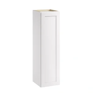 Whalen CLICK-IT Enfield 12-in W x 42-in H x 12-in D Classic White Birch Wall Ready To Assemble Plywood Cabinet (Raised Panel Shaker Door Style)