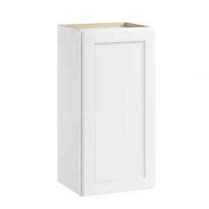 Whalen CLICK-IT Enfield 15-in W x 30-in H x 12-in D Classic White Birch Wall Ready To Assemble Plywood Cabinet (Raised Panel Shaker Door Style)
