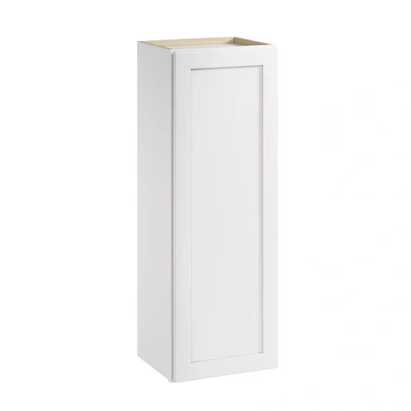 Whalen CLICK-IT Enfield 15-in W x 42-in H x 12-in D Classic White Birch Wall Ready To Assemble Plywood Cabinet (Raised Panel Shaker Door Style)