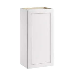 Whalen CLICK-IT Enfield 18-in W x 36-in H x 12-in D Classic White Birch Wall Ready To Assemble Plywood Cabinet (Raised Panel Shaker Door Style)