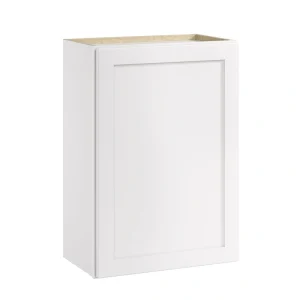 Whalen CLICK-IT Enfield 21-in W x 30-in H x 12-in D Classic White Birch Wall Ready To Assemble Plywood Cabinet (Raised Panel Shaker Door Style)