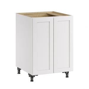 Whalen CLICK-IT Enfield 24-in W x 34.5-in H x 24-in D Classic White Birch Base Ready To Assemble Plywood Cabinet (Raised Panel Shaker Door Style)