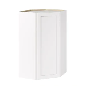 Whalen CLICK-IT Enfield 24-in W x 42-in H x 24-in D Classic White Birch Diagonal Corner Wall Ready To Assemble Plywood Cabinet (Raised Panel Shaker Style)