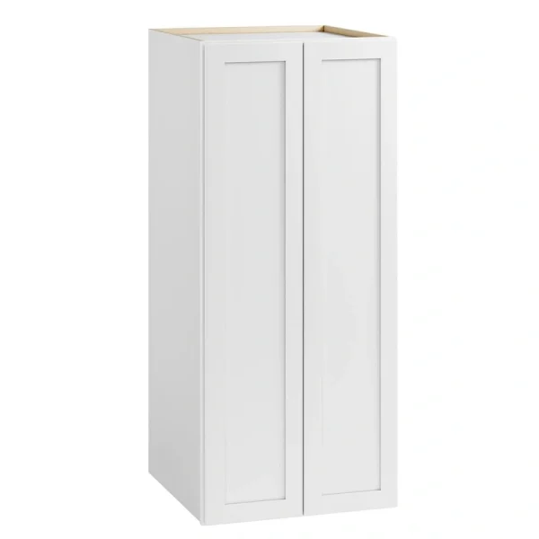 Whalen CLICK-IT Enfield 24-in W x 55.5-in H x 24-in D Classic White Birch Pantry Ready To Assemble Plywood Cabinet (Raised Panel Shaker Door Style)
