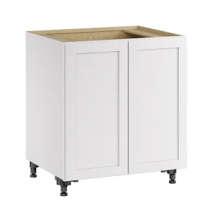 Whalen CLICK-IT Enfield 30-in W x 34.5-in H x 24-in D Classic White Birch Base Ready To Assemble Plywood Cabinet (Raised Panel Shaker Door Style)