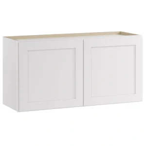 Whalen CLICK-IT Enfield 36-in W x 18-in H x 12-in D Classic White Birch Wall Ready To Assemble Plywood Cabinet (Raised Panel Shaker Door Style)