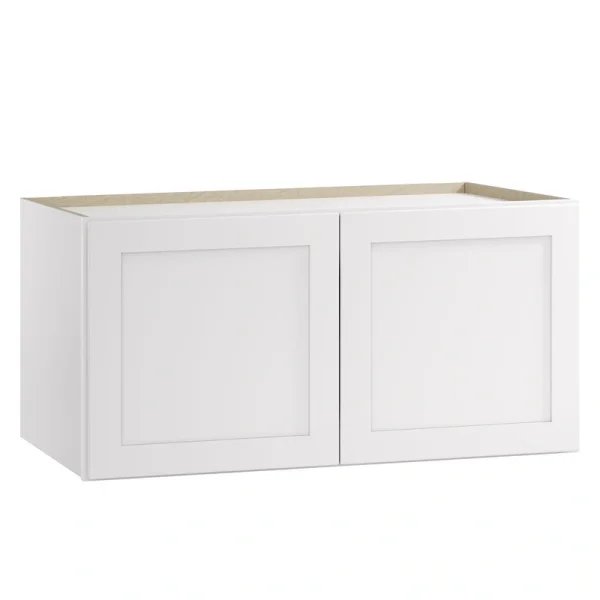 Whalen CLICK-IT Enfield 36-in W x 18-in H x 24-in D Classic White Birch Wall Ready To Assemble Plywood Cabinet (Raised Panel Shaker Door Style)