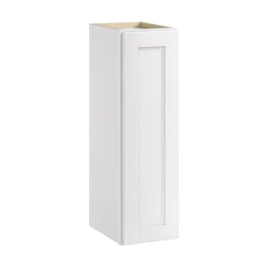 Whalen CLICK-IT Enfield 9-in W x 30-in H x 12-in D Classic White Birch Wall Ready To Assemble Plywood Cabinet (Raised Panel Shaker Door Style)