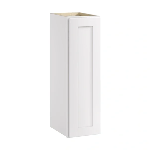 Whalen CLICK-IT Enfield 9-in W x 30-in H x 12-in D Classic White Birch Wall Ready To Assemble Plywood Cabinet (Raised Panel Shaker Door Style)
