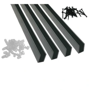 Wild Hog 6-ft x 36-in Black Zinc Primed Powder Coated Metal Deck Rail Kit T726915473