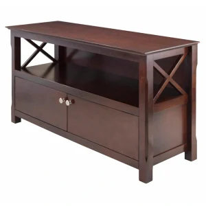Winsome Wood Xola Transitional Cappuccino Tv Cabinet