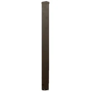 Wolf Handrail 3-in x 3-in x 3-ft Bronze Deck Post