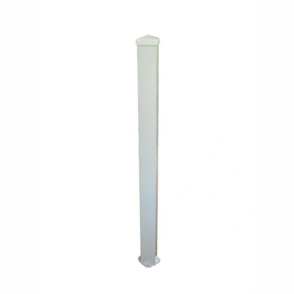Wolf Handrail 3-in x 3-in x 3-ft White Deck Post