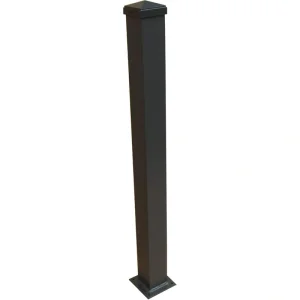 Wolf Handrail 3-in x 3-in x 6-ft Bronze Deck Post