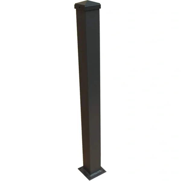 Wolf Handrail 3-in x 3-in x 6-ft Bronze Deck Post
