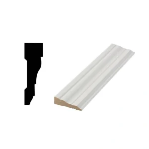 Woodgrain Millwork WM 366 19/32 in. x 2-1/4 in. x 84 in. Primed MDF Door and Window Casing