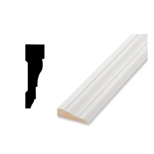 Woodgrain Millwork WM 366 5/8 in. x 2-1/4 in. x 84 in Finished Elegance Door and Window Casing