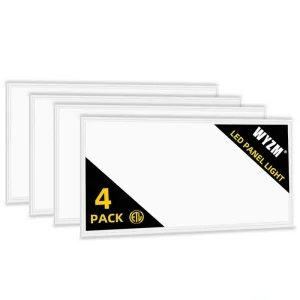 WYZM 2 ft. x 4 ft. 175-Watt Equivalent Integrated White LED Troffer Panel Light 5000K Bright White LED Panel Light (4-Piece)