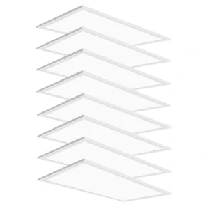 WYZM 2 ft. x 4 ft. 7800 Lumens Integrated LED Panel Light, 5000K Bright White Office Lighting (16-Pieces)
