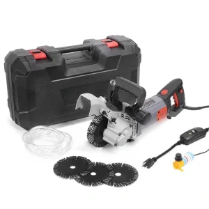 XtremepowerUS 18 in. W 110-Volt Electric Wall Groove Chaser Slotter Cutting Machine Built-In Infrared Beam