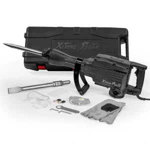 XtremepowerUS 8.3 in. W 2200-Watt Heavy-Duty Electric Jack Hammer Demolition Concrete Breaker Tool Kit