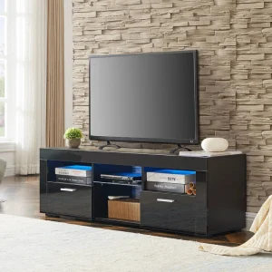 Yiekholo Modern/Contemporary White Tv Cabinet (Accommodates TVs up to 48-in)